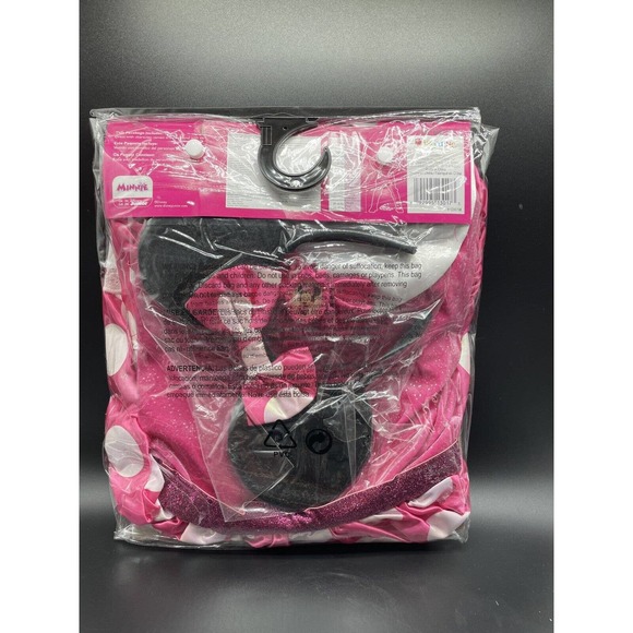 Minnie Mouse Pink Adaptive Disney Junior Fancy Dress Up Halloween Child Costume - Picture 8 of 16